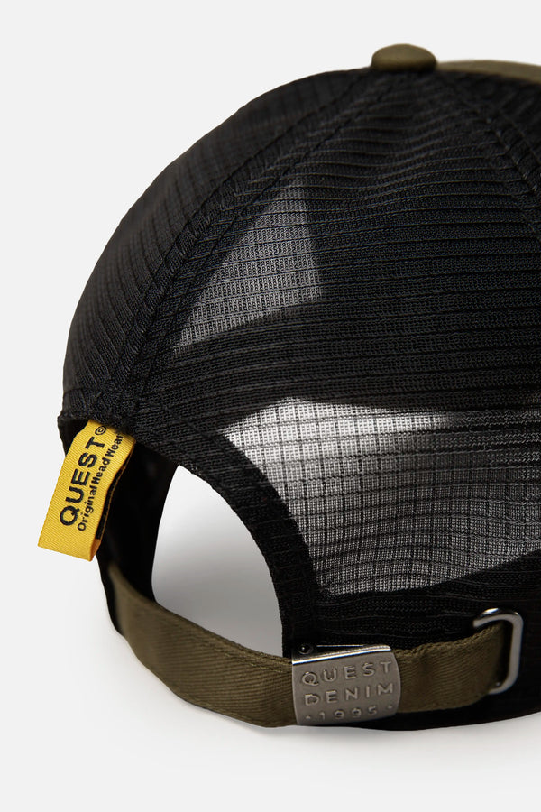GORRA CAMIONERA COLOR DARK OLIVA