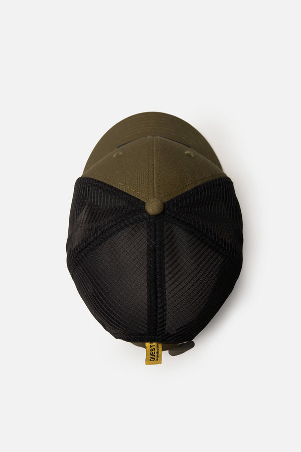 GORRA CAMIONERA COLOR DARK OLIVA