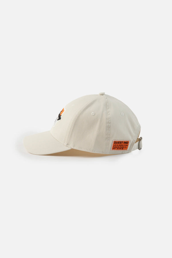 GORRA BEISBOLERA COLOR IVORY