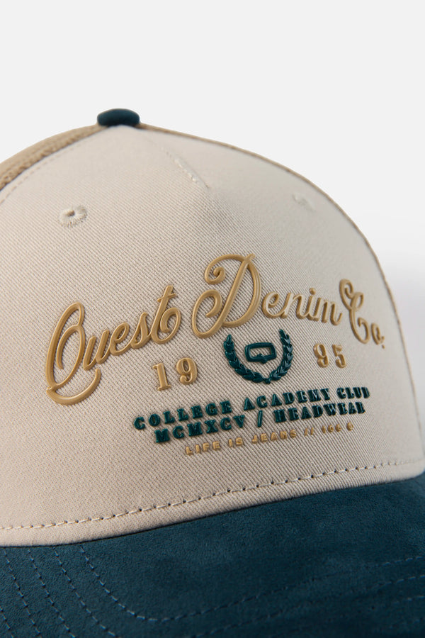 GORRA CAMIONERA COLOR KAKI