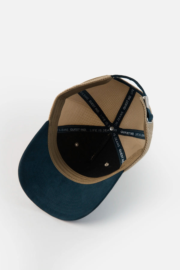 GORRA CAMIONERA COLOR KAKI