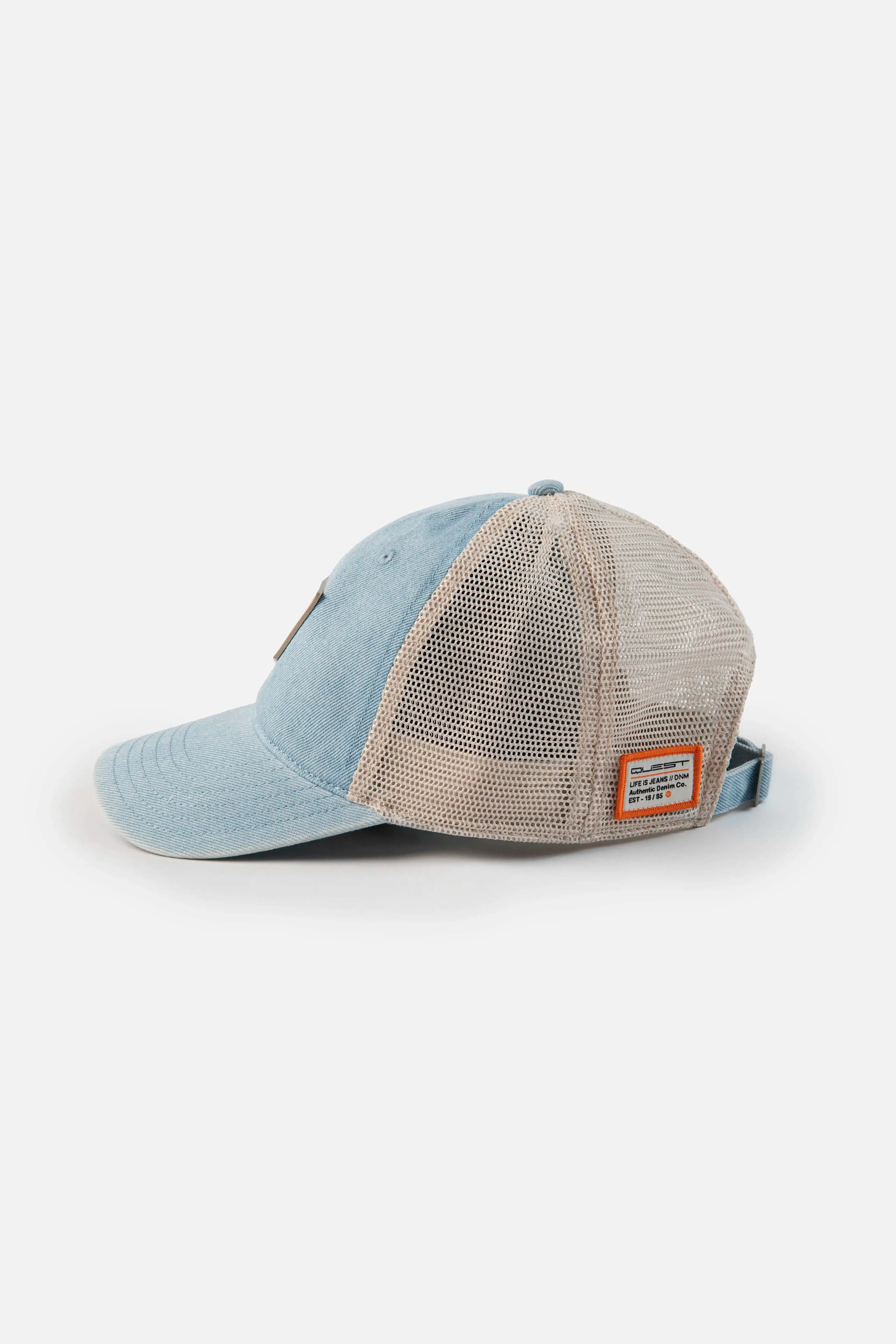 GORRA CAMIONERA COLOR AZUL MEDIO