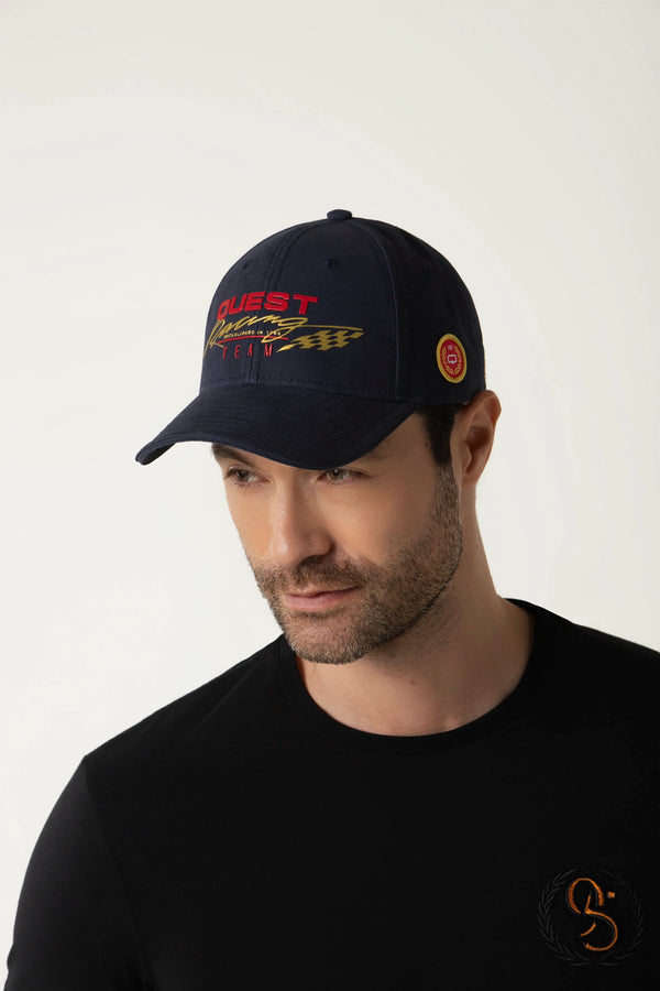 GORRA BEISBOLERA COLOR AZUL OSCURO