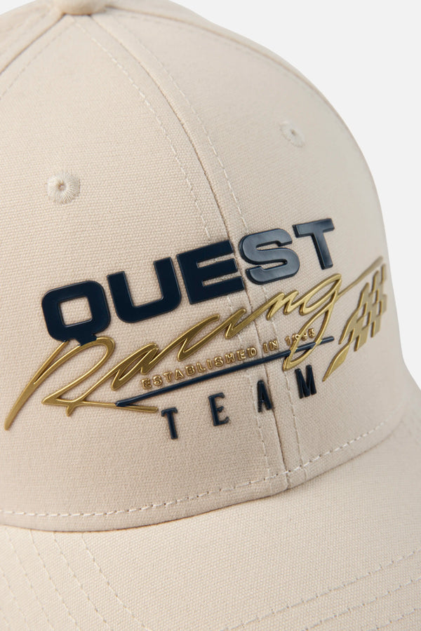 GORRA BEISBOLERA COLOR IVORY