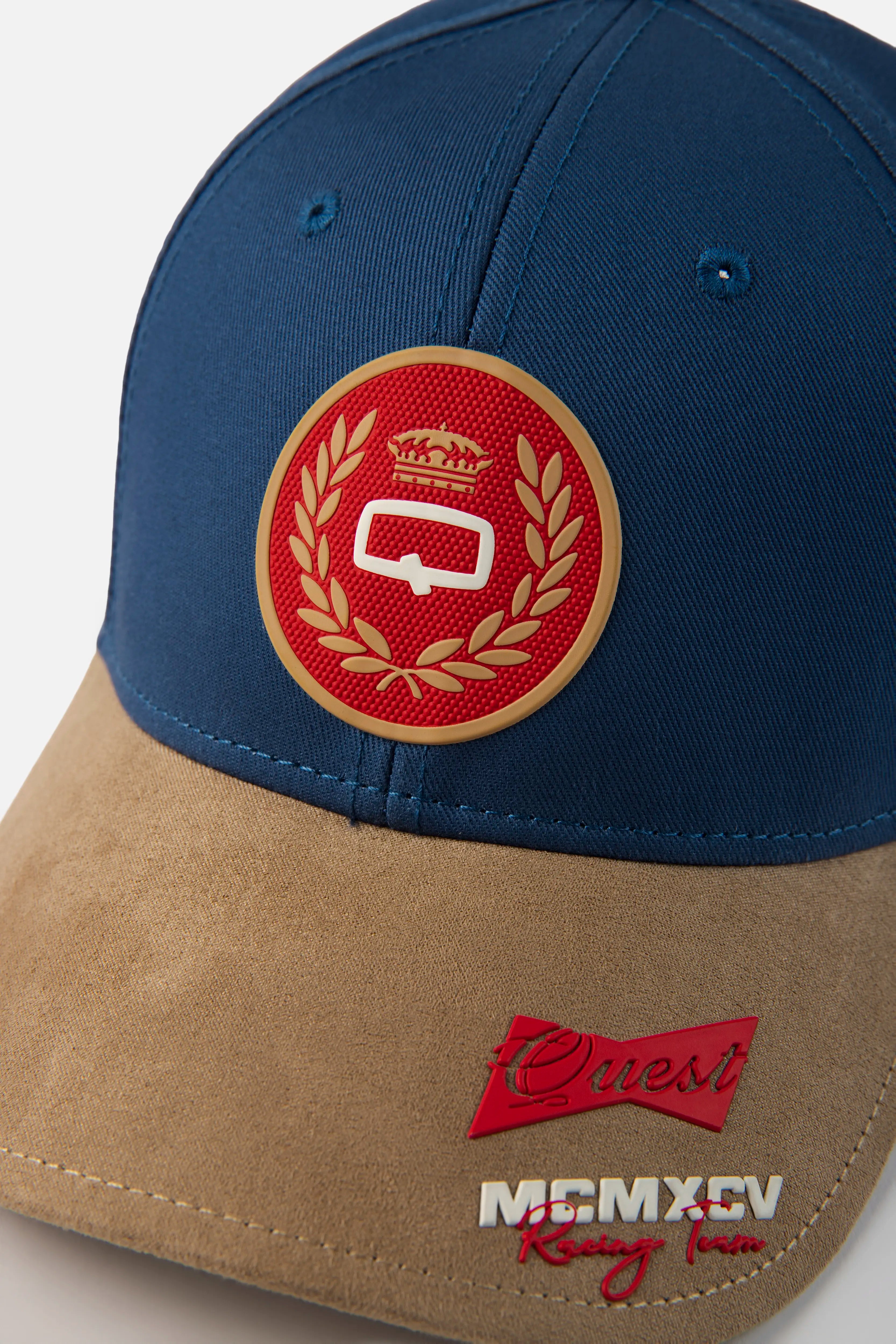GORRA BEISBOLERA COLOR AZUL PETROLEO