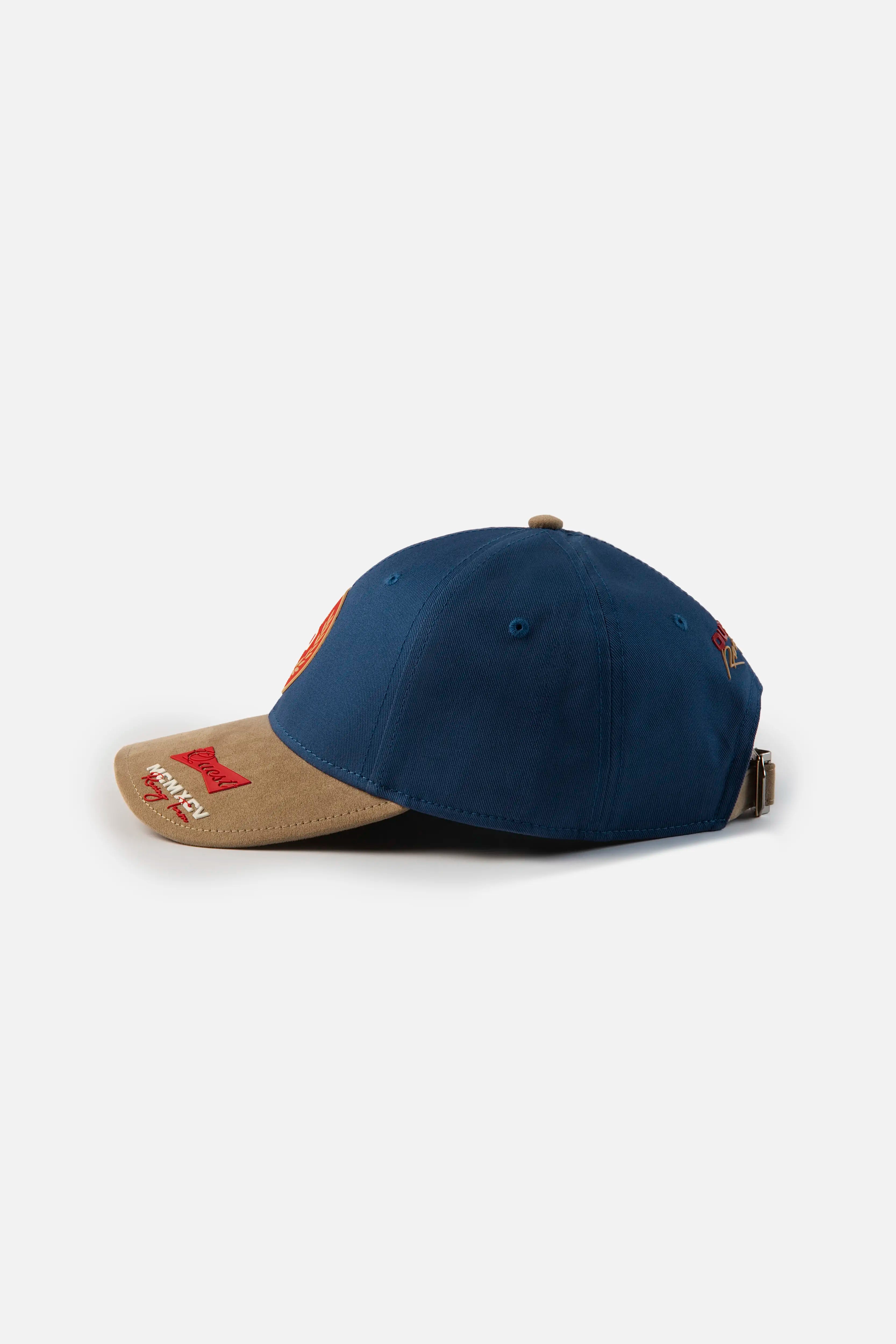GORRA BEISBOLERA COLOR AZUL PETROLEO
