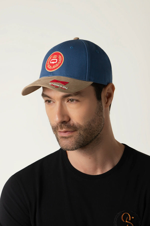 GORRA BEISBOLERA COLOR AZUL PETROLEO