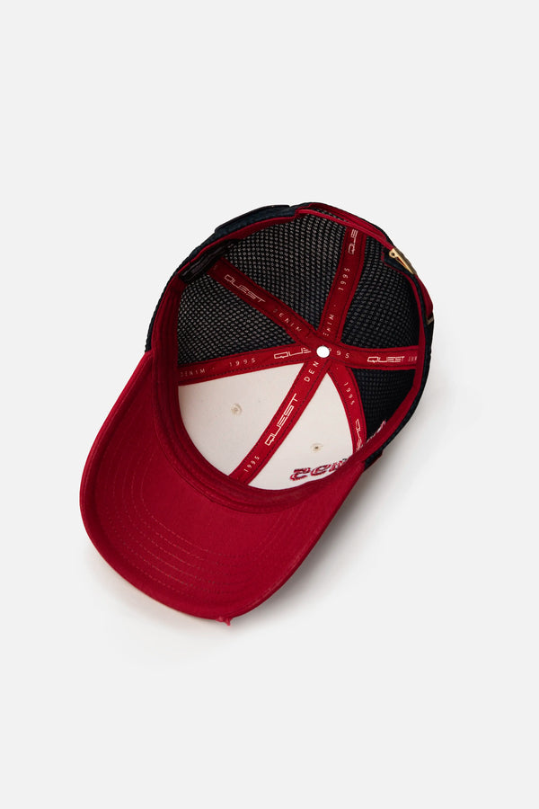 GORRA CAMIONERA COLOR RED DAHILA