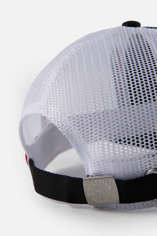 GORRA CAMIONERA COLOR NEGRO