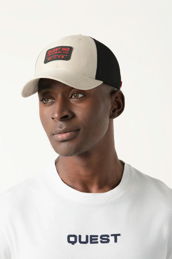 GORRA CAMIONERA COLOR WHITECAP GRAY