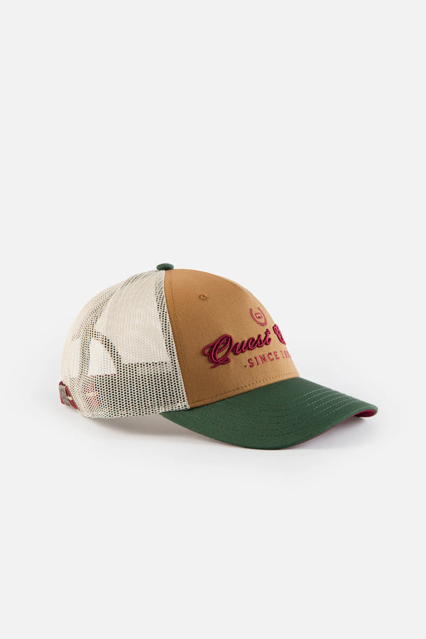 GORRA CAMIONERA COLOR AMARILLO OCRE