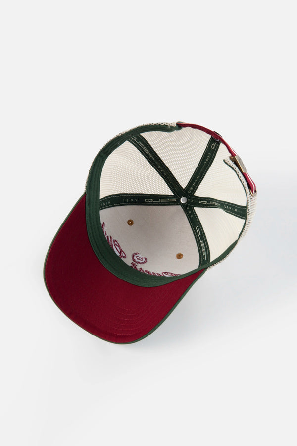 GORRA CAMIONERA COLOR AMARILLO OCRE