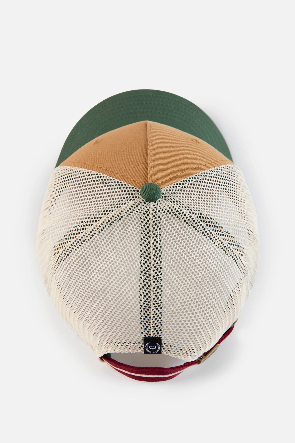 GORRA CAMIONERA COLOR AMARILLO OCRE