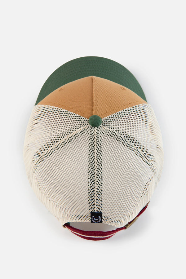 GORRA CAMIONERA COLOR AMARILLO OCRE