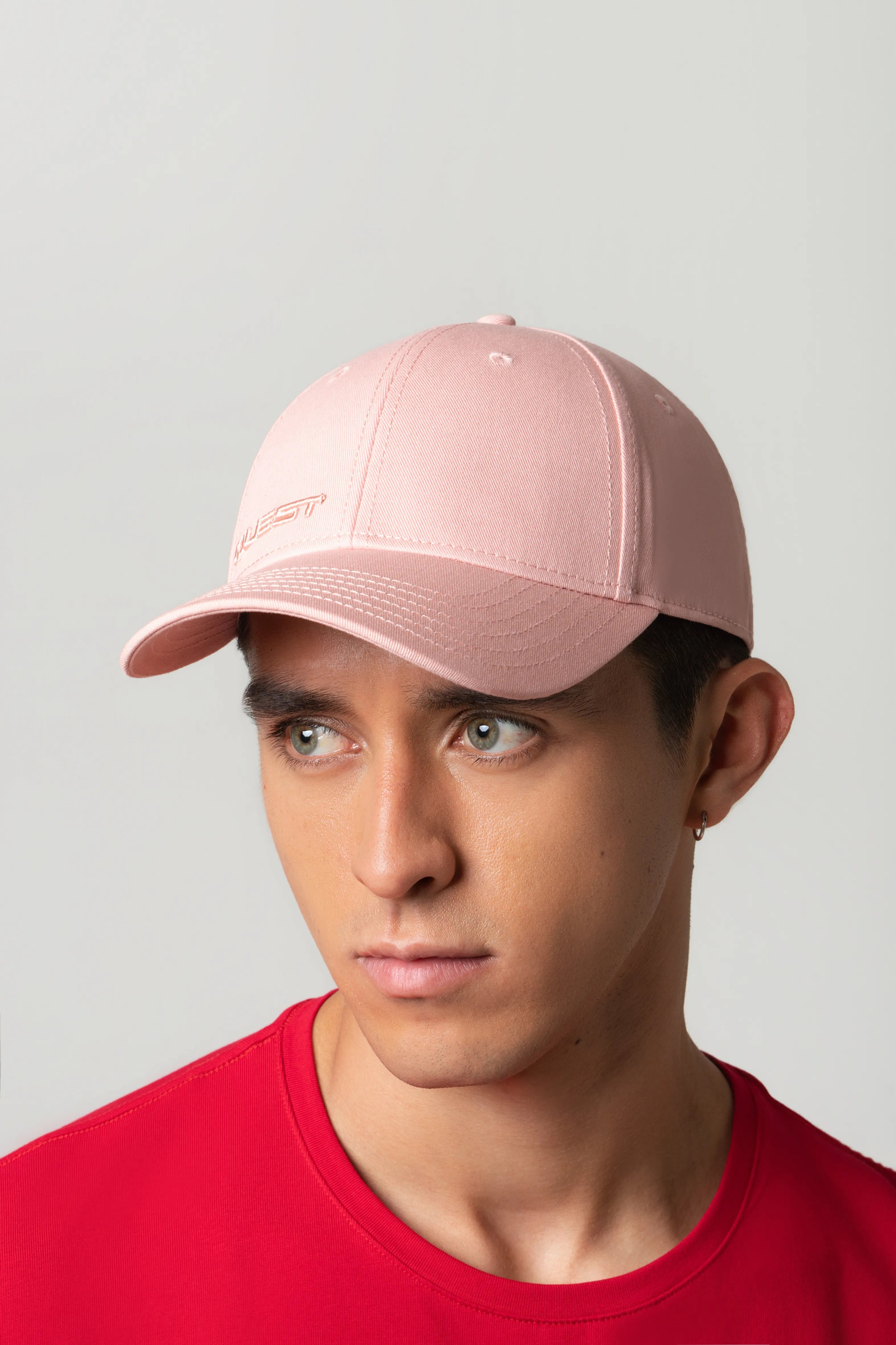GORRA BEISBOLERA COLOR PALO DE ROSA