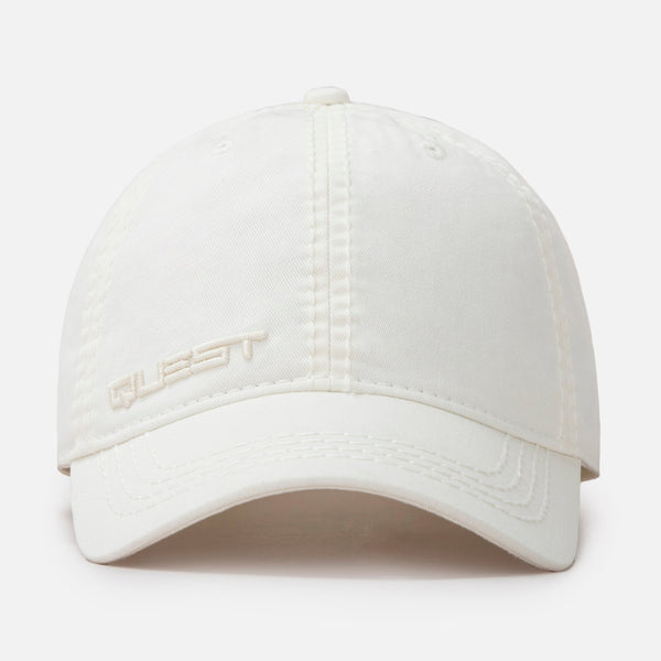GORRA BEISBOLERA COLOR IVORY MARFIL