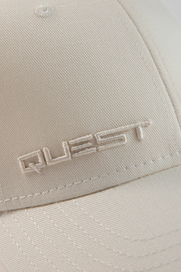 GORRA BEISBOLERA COLOR IVORY