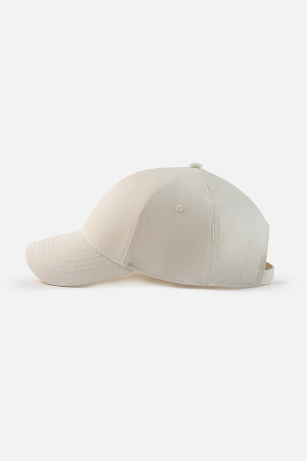 GORRA BEISBOLERA COLOR IVORY