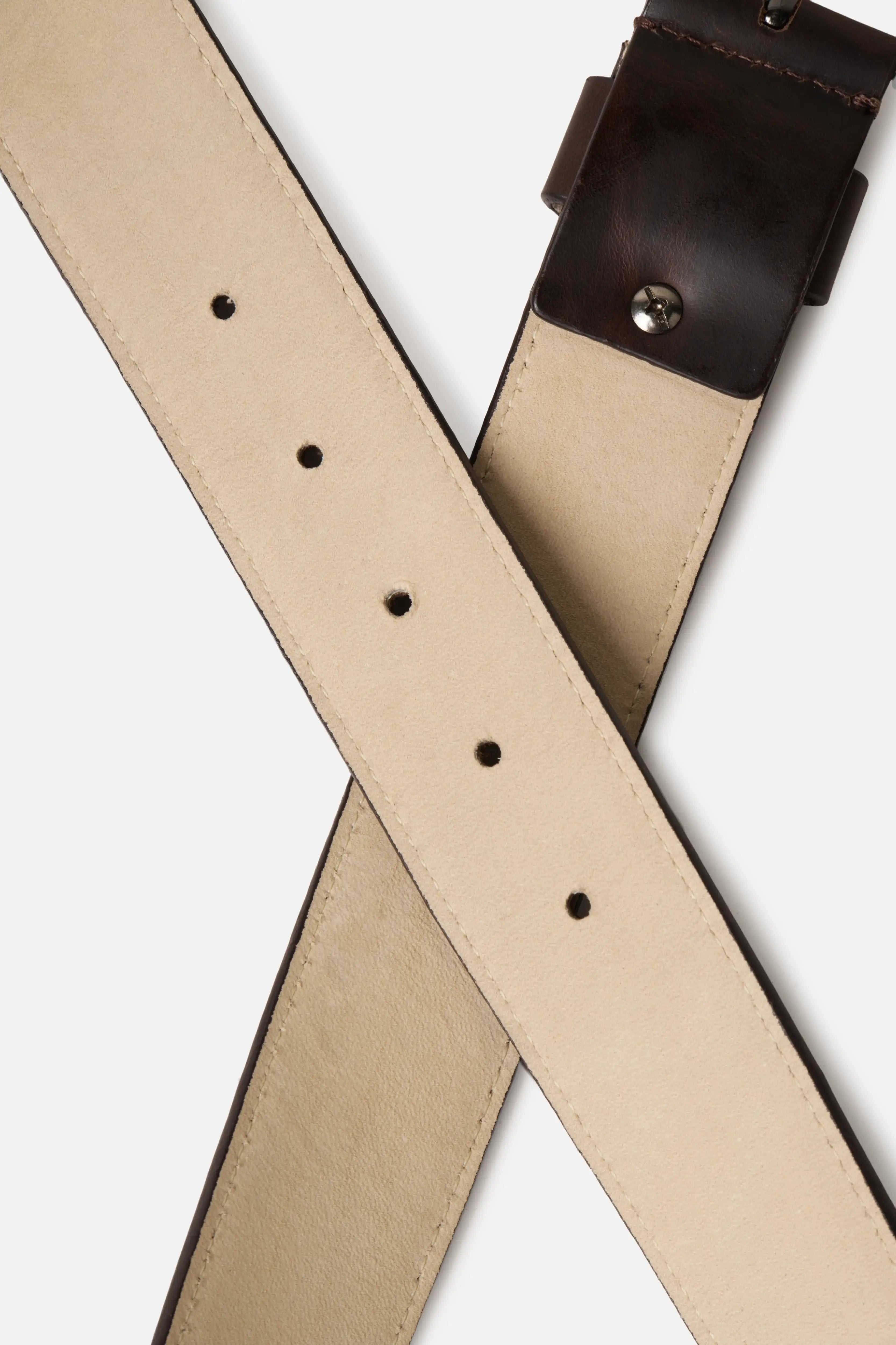 CORREA CUERO COLOR CAFE