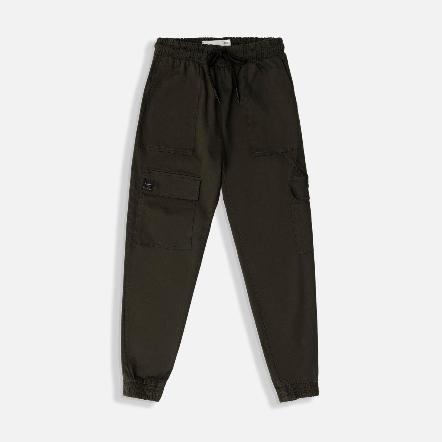 PANTALON CARGO COLOR VERDE MILITAR
