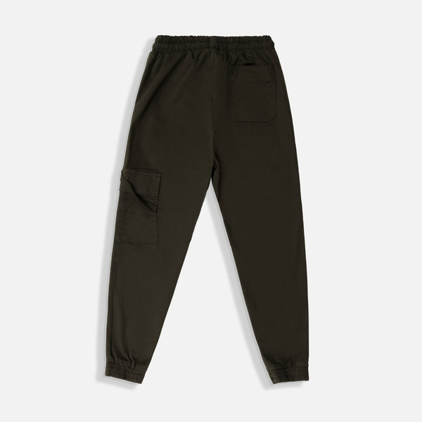 PANTALON CARGO COLOR VERDE MILITAR