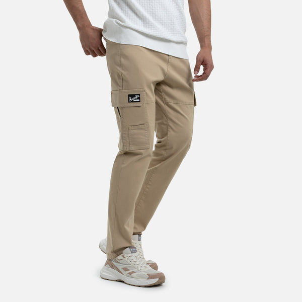 PANTALON CARGO COLOR BEIGE