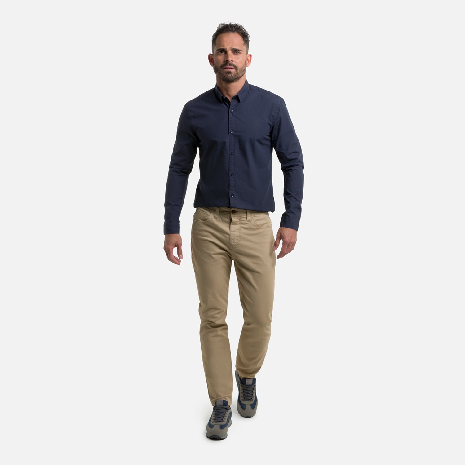 PANTALON 5 BOLSILLOS COLOR BEIGE