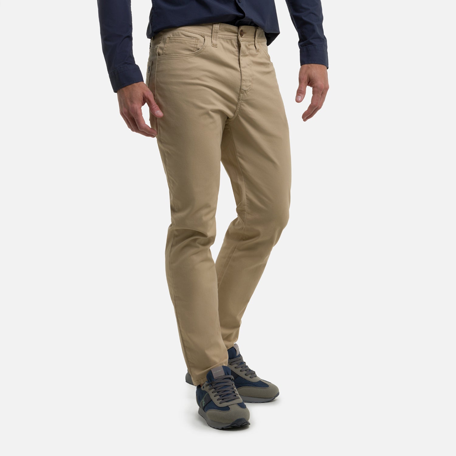 PANTALON 5 BOLSILLOS COLOR BEIGE