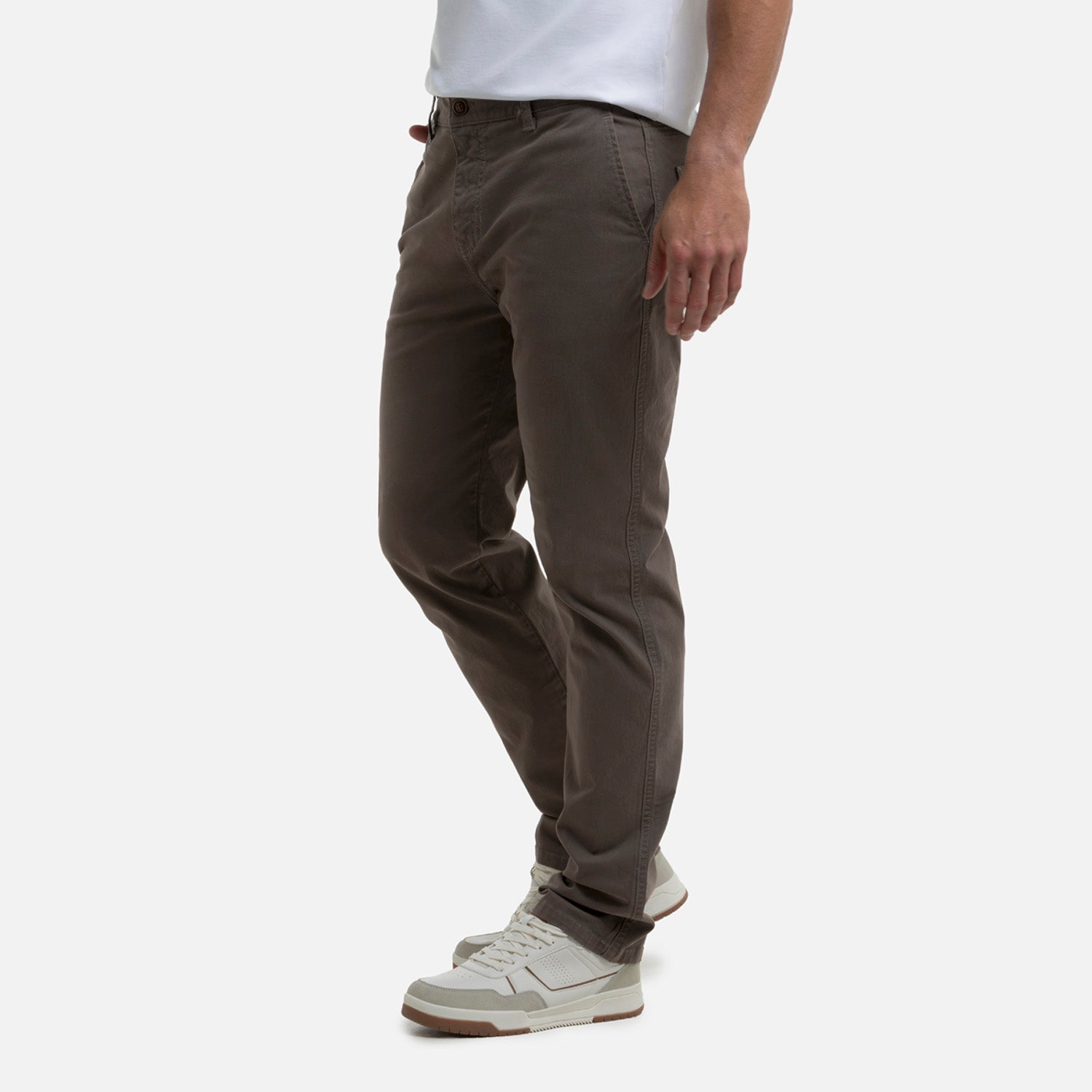 PANTALON 5 BOLSILLOS COLOR BRUNETTE