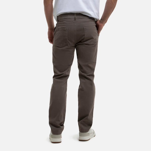 PANTALON 5 BOLSILLOS COLOR BRUNETTE
