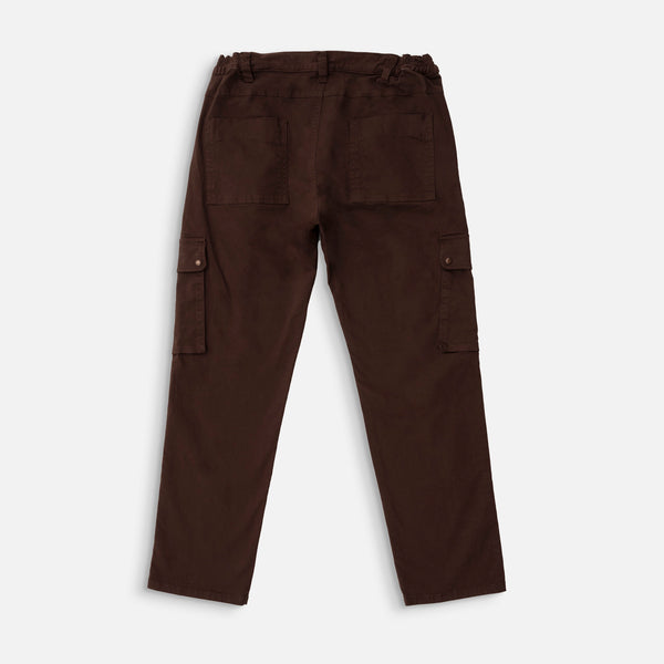 PANTALON CARGO COLOR BRUNETTE