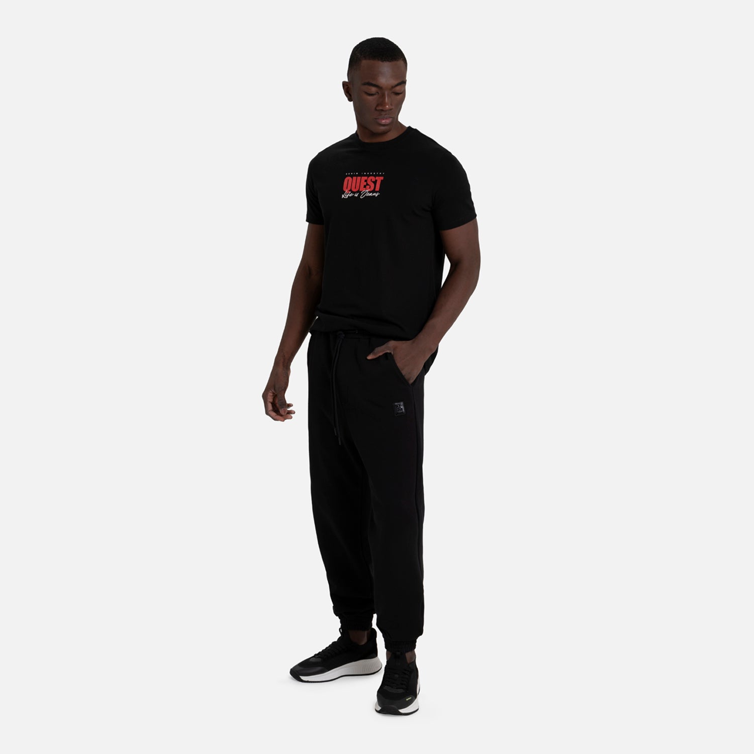 PANTALON JOGG COLOR NEGRO