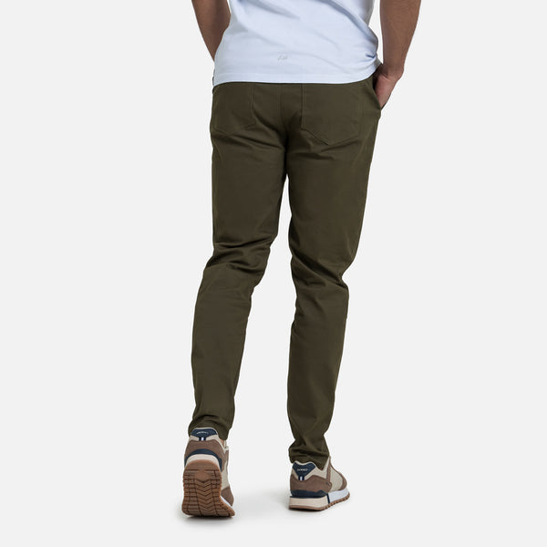 PANTALON JOGG COLOR VERDE MILITAR