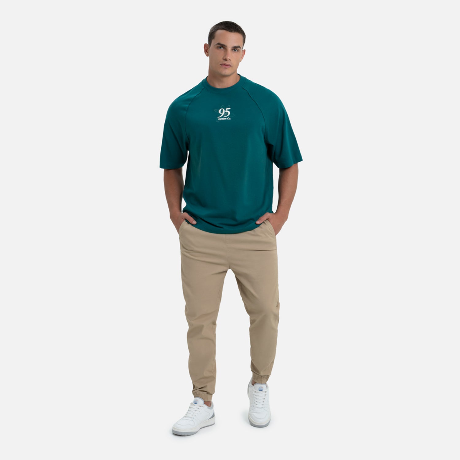 PANTALON JOGG COLOR BEIGE