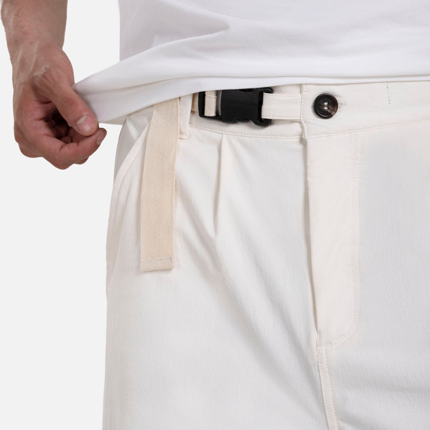 PANTALON TIPO CHINO COLOR IVORY