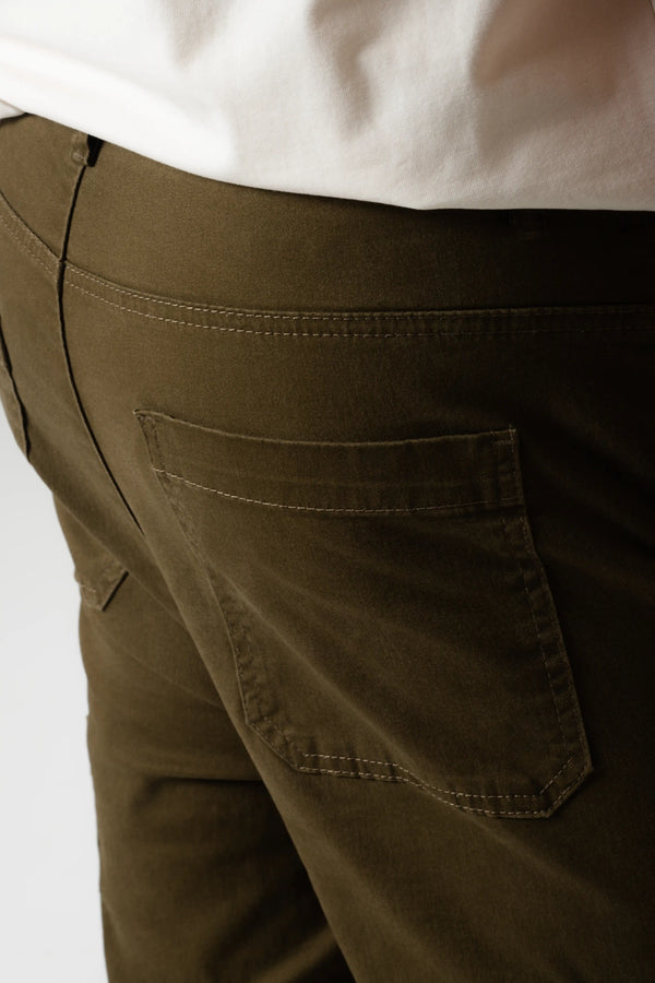 PANTALON JOGG COLOR DARK OLIVA