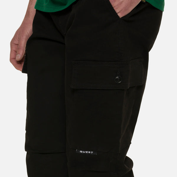 PANTALON CARGO COLOR NEGRO