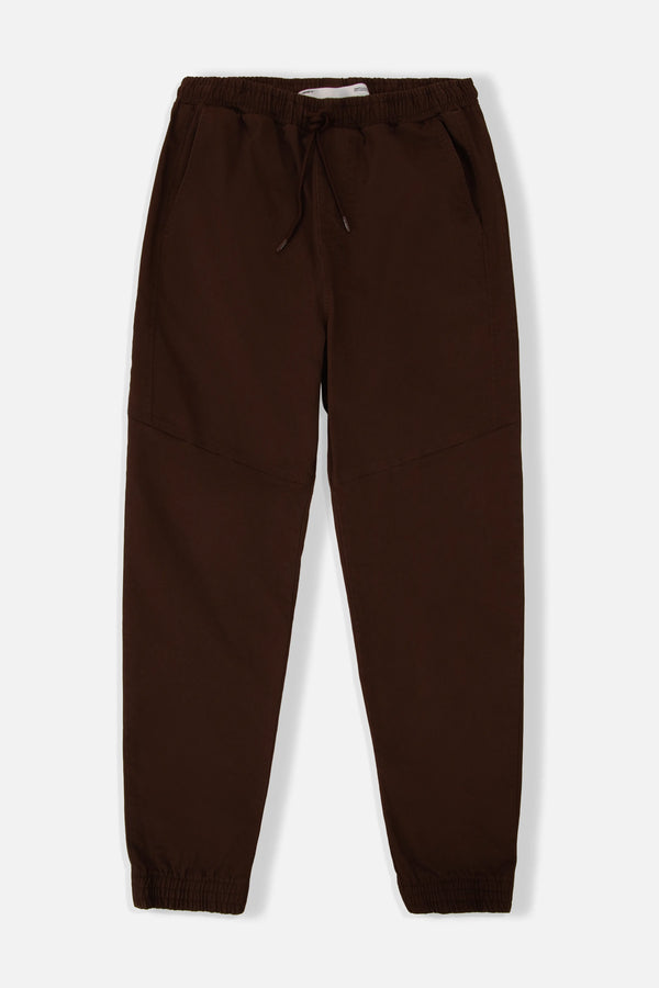 PANTALON JOGG COLOR CHICORY COFFE