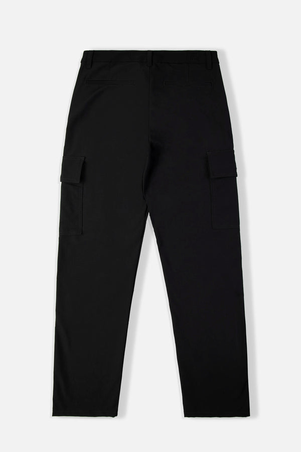 PANTALON CARGO COLOR NEGRO