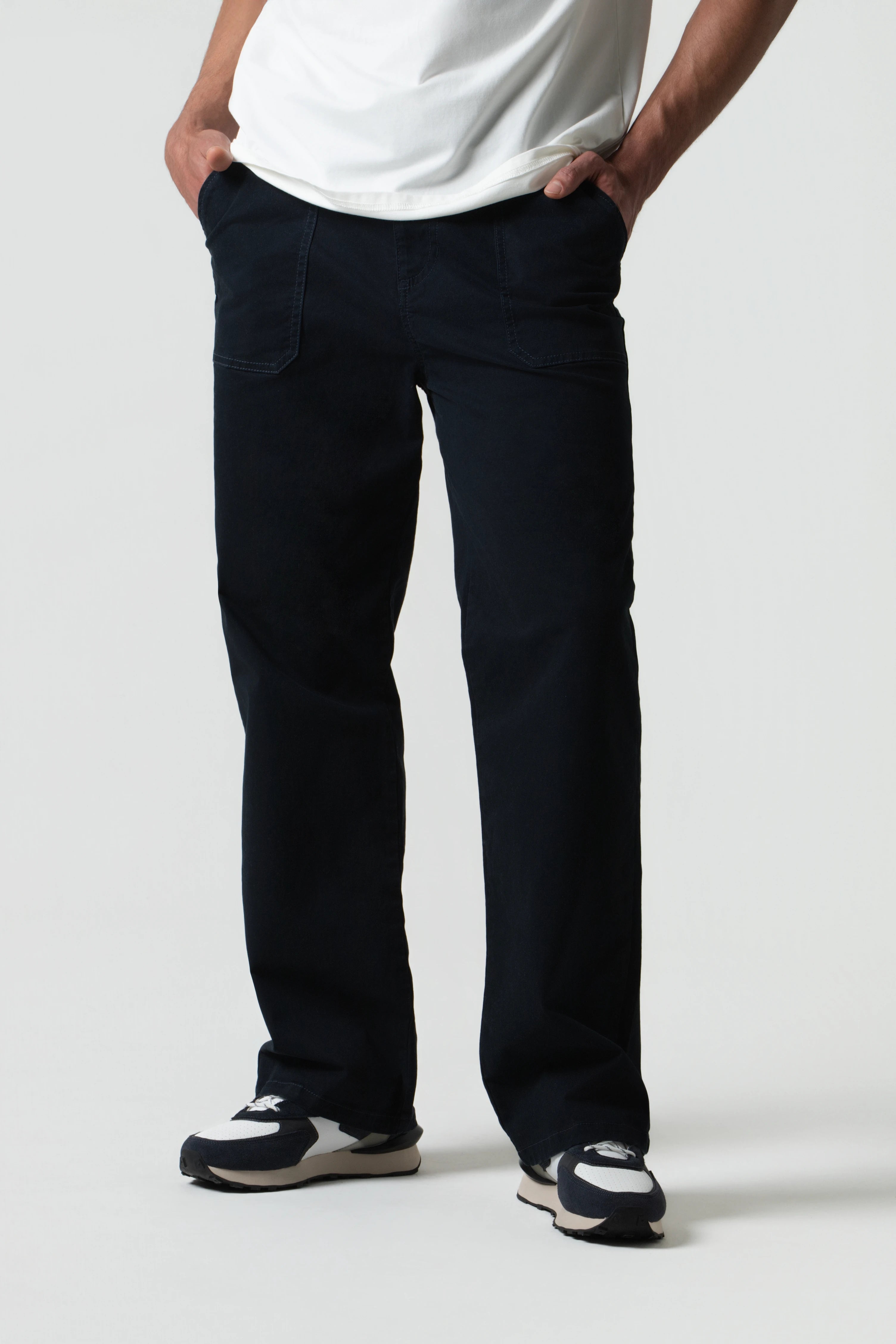 PANTALON TIPO CHINO COLOR AZUL OSCURO
