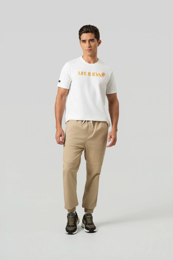 PANTALON JOGG COLOR BEIGE