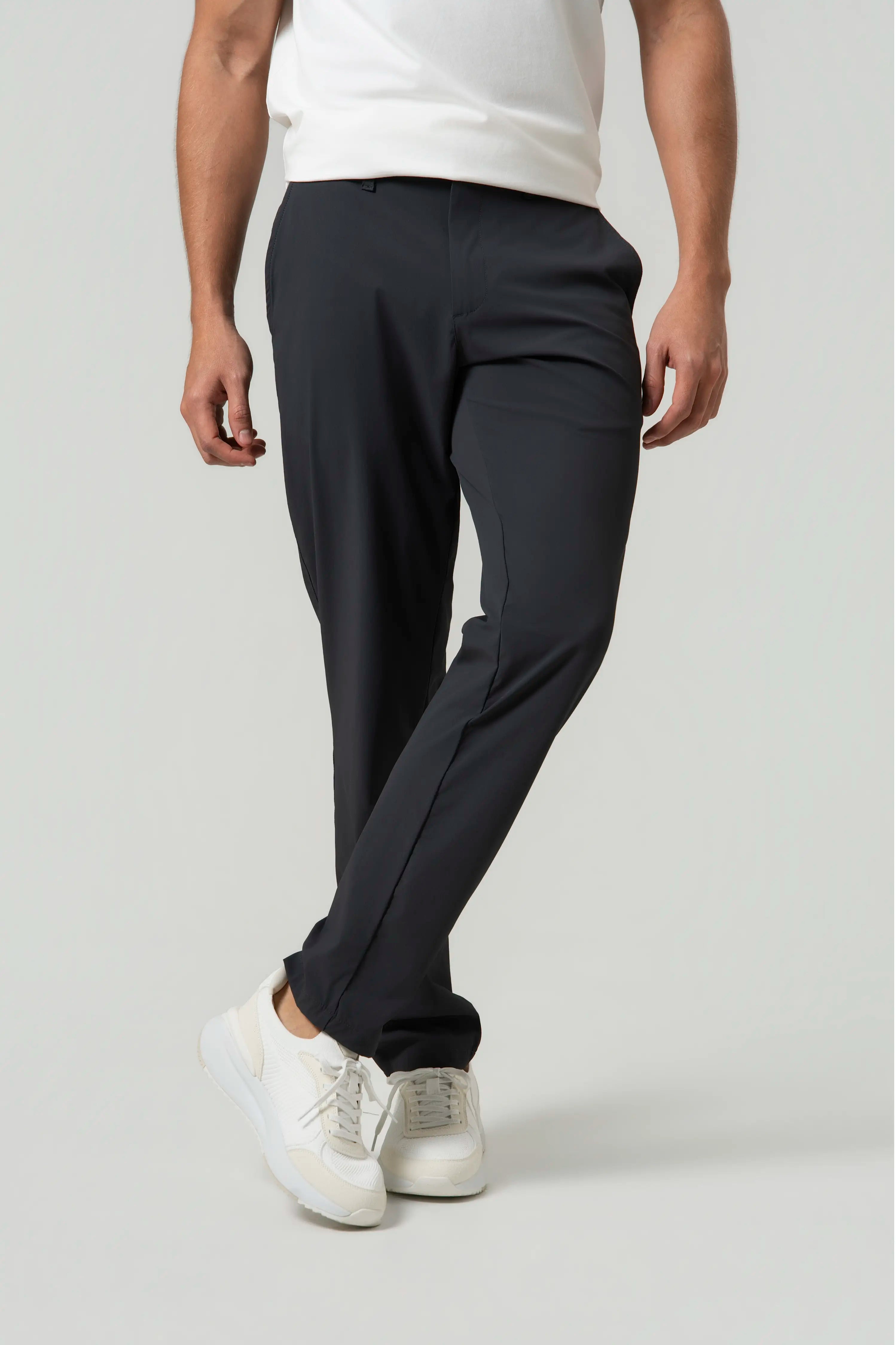 PANTALON TIPO CHINO COLOR GRIS OSCURO