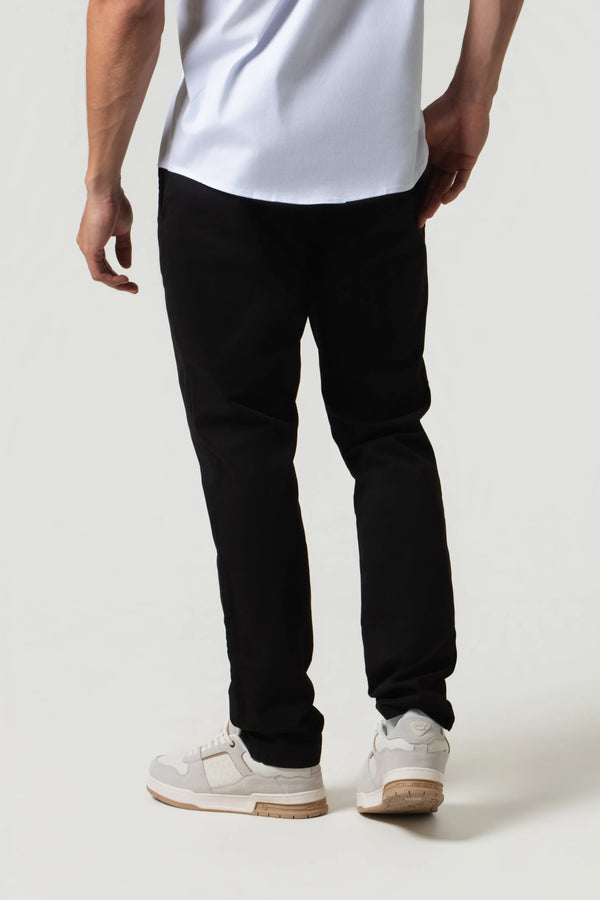 PANTALON CHINO COLOR NEGRO