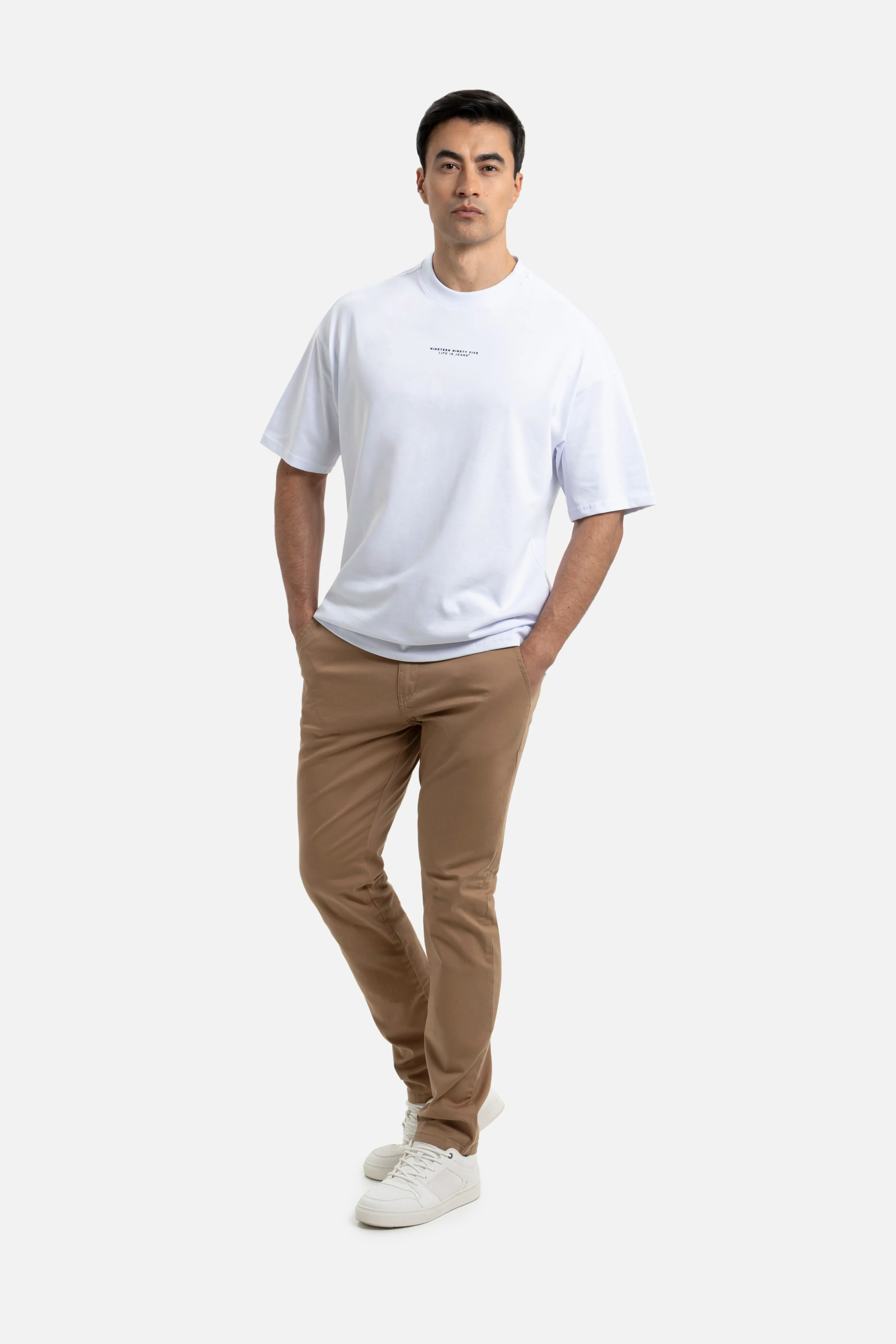 PANTALON CHINO COLOR KAKI