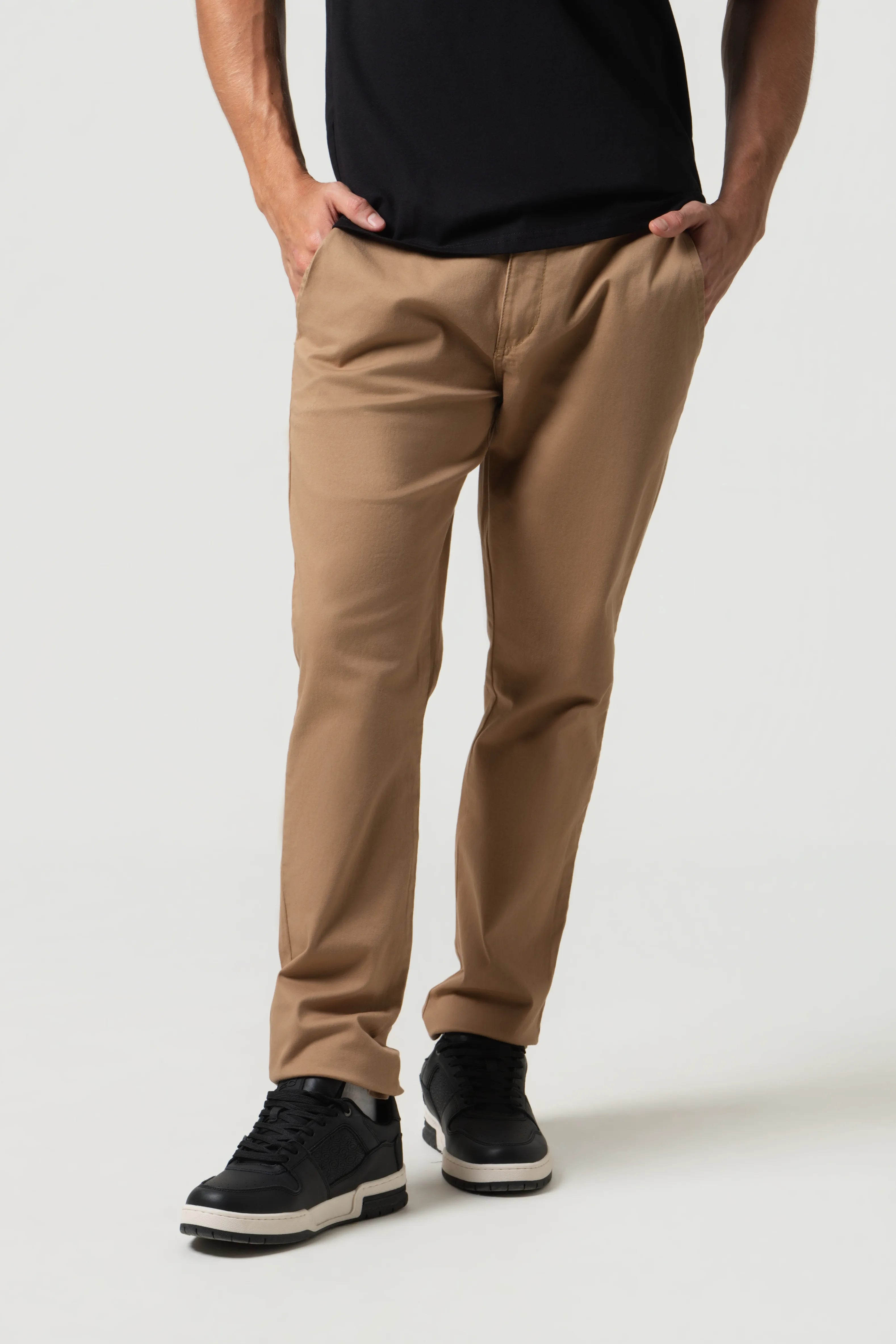 PANTALON CHINO COLOR KAKI