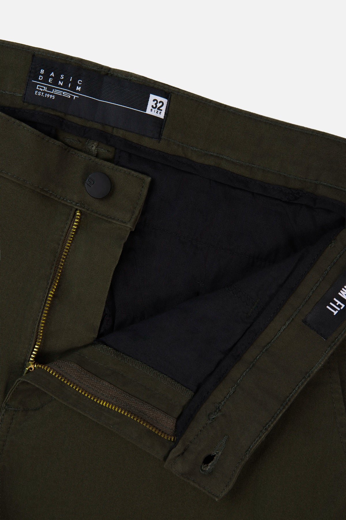 PANTALON CHINO COLOR VERDE MILITAR