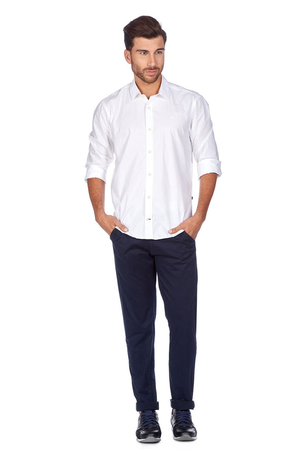 PANTALON CHINO COLOR AZUL OSCURO