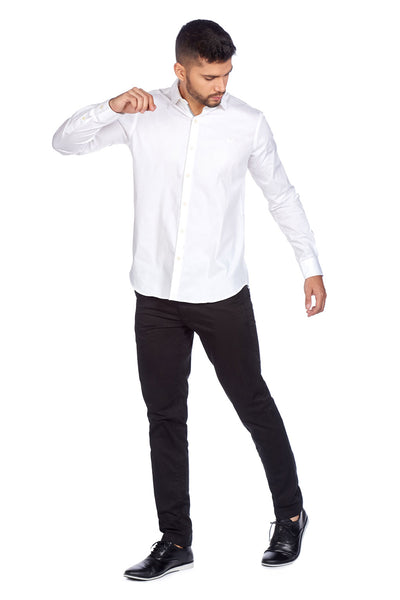 PANTALON CHINO COLOR NEGRO