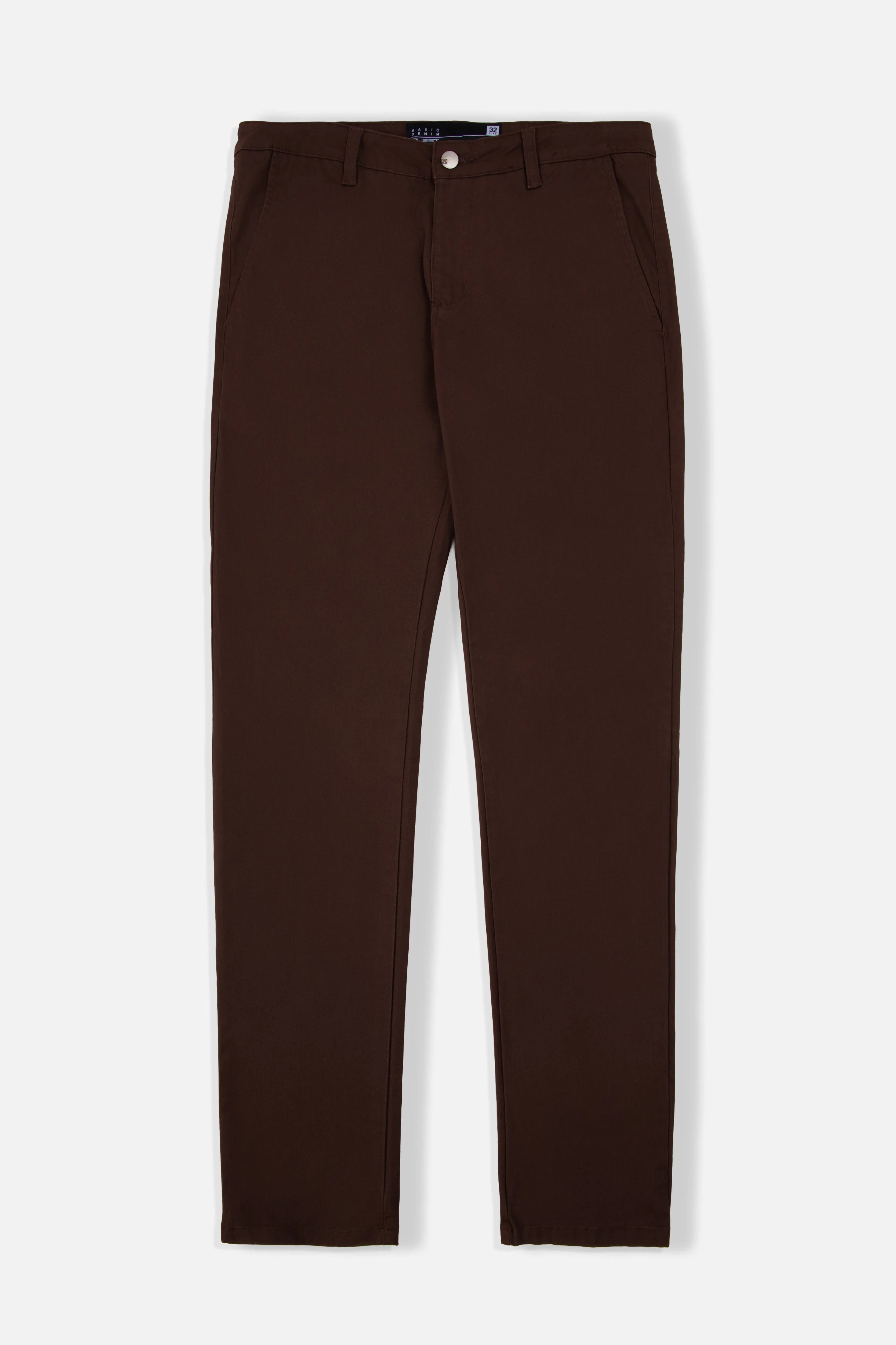 PANTALON CHINO COLOR CHICORY COFFE