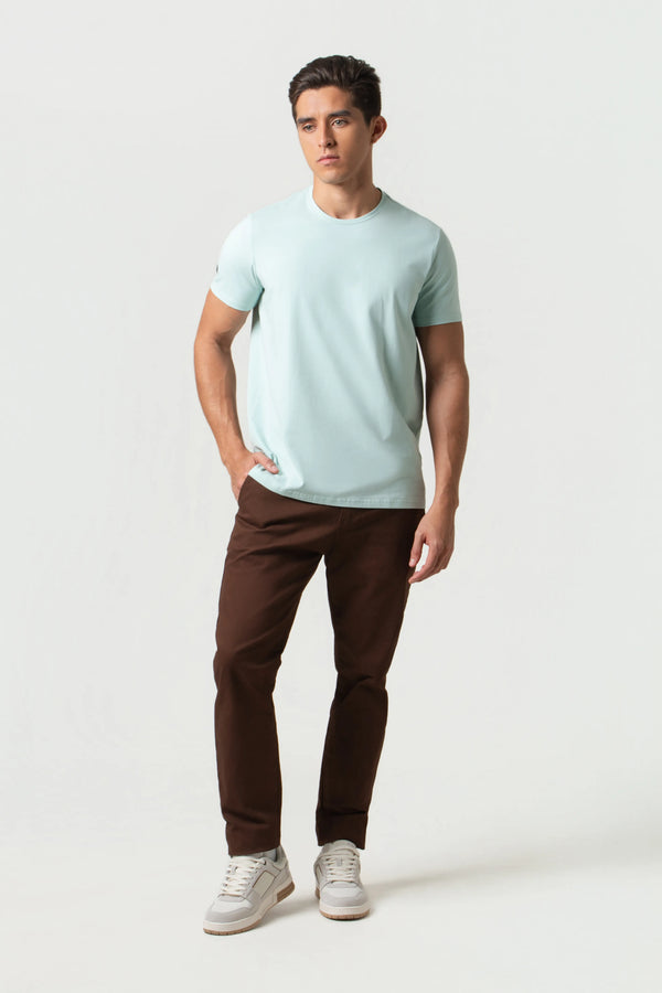 PANTALON CHINO COLOR CHICORY COFFE